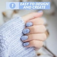 thumbnail image 4 of Mobutofu Easy Apply Nail Foil Flakes with Assorted Colors for Manicure Nail Decals and Craft Projects, 4 of 6