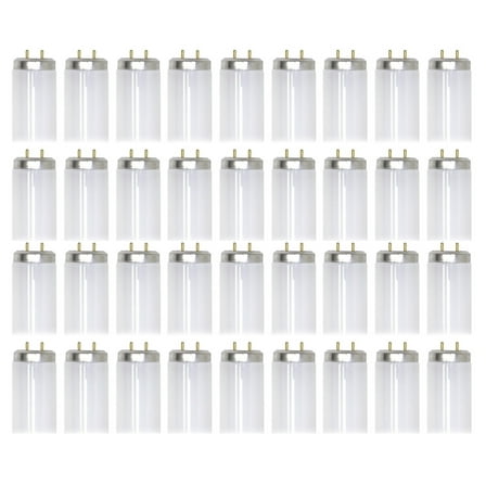 (case of 36) GE 73294 Fluorescent T8, 48 inch, 28 watt, 4100K Cool White, CovRguard, Starcoat, 4 ft fluorescent tube