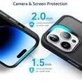 thumbnail image 5 of Designed for iPhone 14 Pro Case, [Support Magsafe] Soft Silicone Slim Anti-Scratch Case for iPhone 14 Pro 6.1 inch, Black, 5 of 6