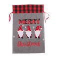 thumbnail image 1 of Christmas Ornaments Large Printed Letters Binding Gift Bag Forest Men Gift Bag, 1 of 6