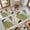 Green, variant on Green Kitchen Rugs and Mats with Rubber Backing Non Skid Washable,2 Pieces Kitchen Mats for Floor Runner Rugs Standing Mat Set (17" Wx30 L 17" Wx 47" L Cactus)