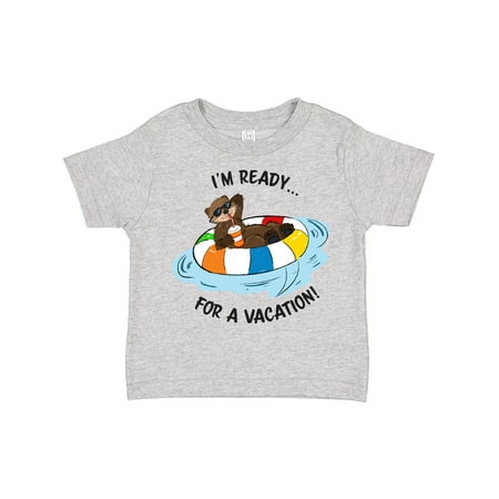 

Inktastic I m Ready for a Vacation Otter Gift Toddler Boy or Toddler Girl T-Shirt
