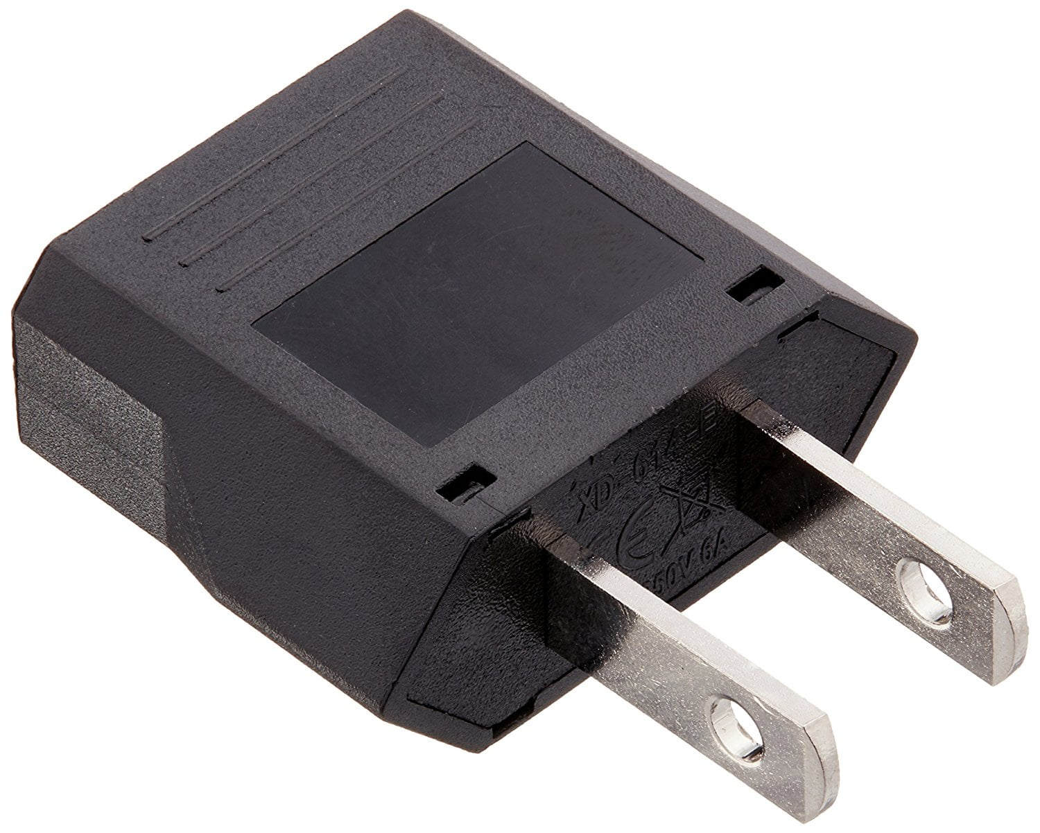 Euro EU To US USA Travel Power Plug Outlet Adapter Converter New Wall Plug Black 