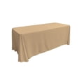 thumbnail image 1 of TCpop90x132-KhakiP03 Polyester Poplin Rectangular Tablecloth, Khaki - 90 x 132 in., 1 of 1