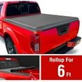 thumbnail image 3 of MaxMate Soft Roll-up Truck Bed Tonneau Cover Compatible with 2005-2021 Nissan Frontier; 2009-2012 Suzuki Equator | 6' (73") Bed | TCN169035, 3 of 8