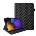 thumbnail image 3 of for Xiaomi Pad 7/7 Pro 2024/Xiaomi Pad 8/8 Pro 2025 11.2 inch Case, Rhombus Pattern Multiple Viewing Angles Stand Slim Folio Cover (Black), 3 of 6