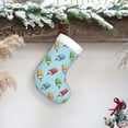 thumbnail image 6 of Salouo Modern Ice Cream Print Christmas Stockings,Large Xmas Stocking Set of 1 Holiday and Farmhouse Stocking for Christmas Holiday Party Decoration(17.7*11 Inch), 6 of 7