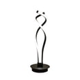 thumbnail image 4 of Mkyiongou Modern LED Spiral Table Lamp Bedside Desk Curved Light Room Decoration Black, 4 of 11