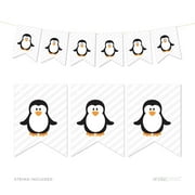 Pennant Party Banner Arctic Penguin