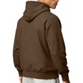 thumbnail image 6 of Ceisia Men Waffle Knit Stand Collar Full Zip Fleece Jacket Loose Fit Long Sleeve Pocket Daily Casual Outer Coat Gift, 6 of 9