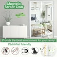 thumbnail image 5 of Kiyuycy Magnetic Screen Door – Self-Sealing, Pet and Kid Friendly, Insect-Proof Fiberglass Mesh for Home, Garage, or Patio Doors 39in*83in, 5 of 11