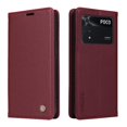 thumbnail image 1 of Funda para Xiaomi POCO M4 Pro 4G Estuche de Cuero PU Tipo Cartera con Ranuras para Tarjetas y Cierre Magnético, 1 of 5