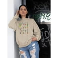 thumbnail image 2 of Cactus Collage Stencil Art Sweatshirt Women -Image by Shutterstock, Female Medium, 2 of 4