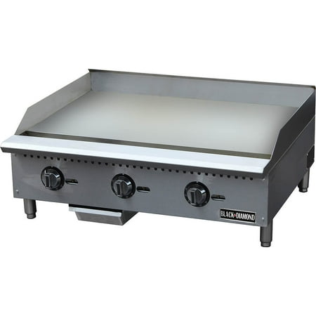 

Adcraft Stainless Steel 36 Heavy Duty Gas Griddle Thermostatic Controls 90 000 BTU NG BDCTG-36T