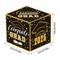thumbnail image 2 of Poo Life Graduation Card Box Holder, Congrats Grad Foldable Cardboard Decorations Box for Graduation Party Decoration and Grad Parties Purplr, 2 of 2