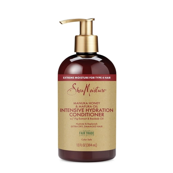 SheaMoisture Manuka Honey and Mafura Oil Intensive Hydration Conditioner for Dry, Damaged Hair with Fig Extract & Baobab Oil Nourish & Soften