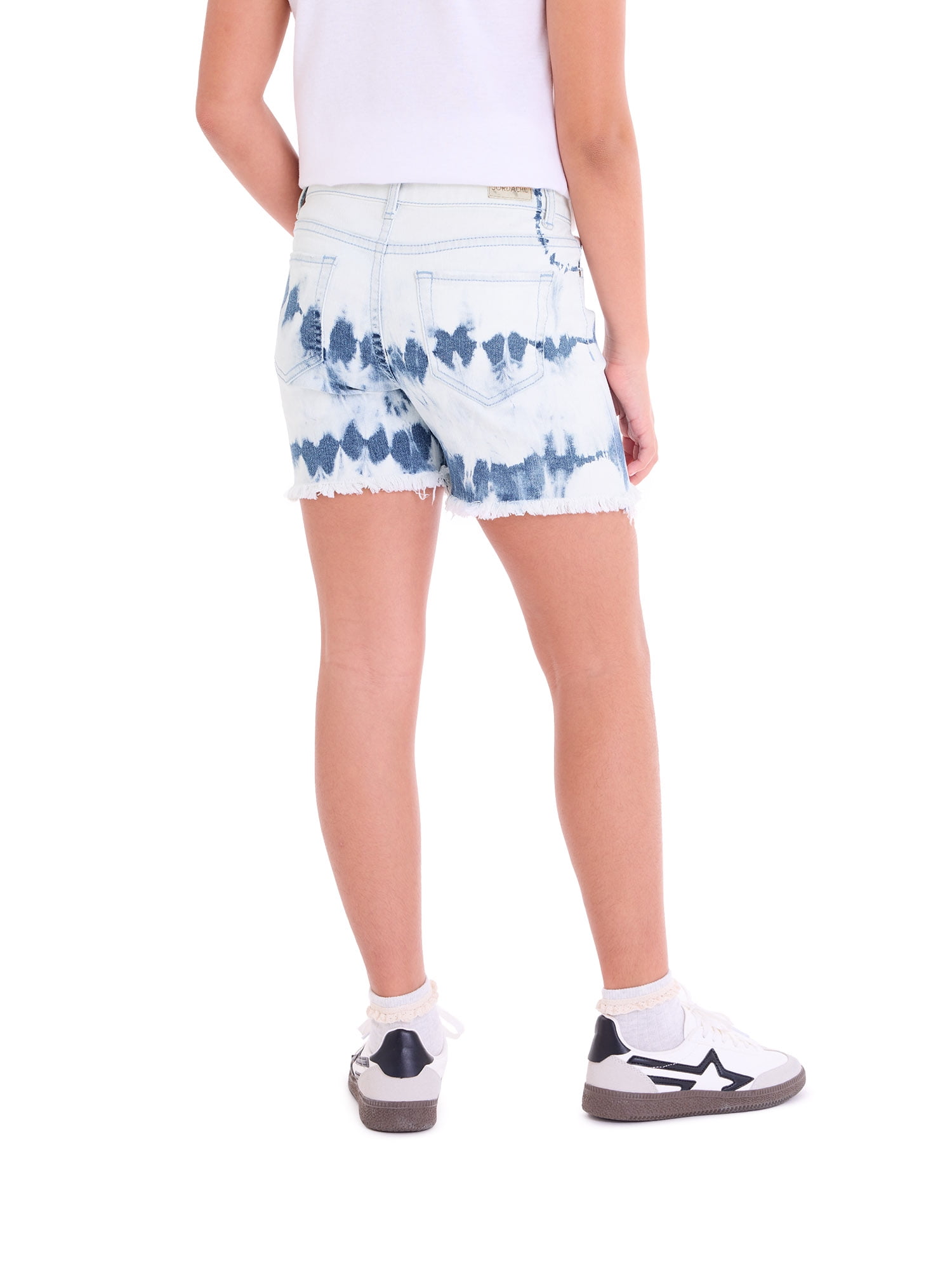 Jordache Girls Exposed Button Midi Short, Sizes 5-18
