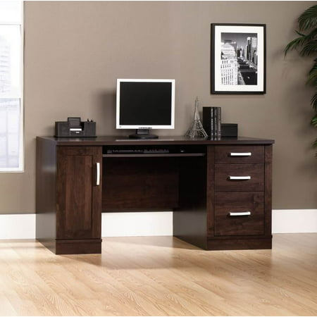 Sauder Furniture 408291 Home Office Port Dark Wood Oak Computer