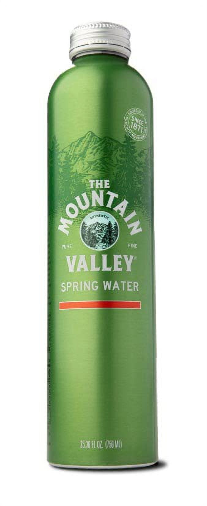 The Mountain Valley 750 mL Spring Water in Aluminum Can 12pk