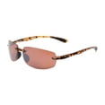 thumbnail image 5 of "The Influencer" Bifocal Sunglasses - Lightweight Unisex Reading Sunglasses - Tortoise/HD Amber - 1.50, 5 of 5
