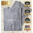 thumbnail image 2 of S4E Women's Faith Cross Religious T-Shirt XXX-Large Sports Grey, 2 of 4