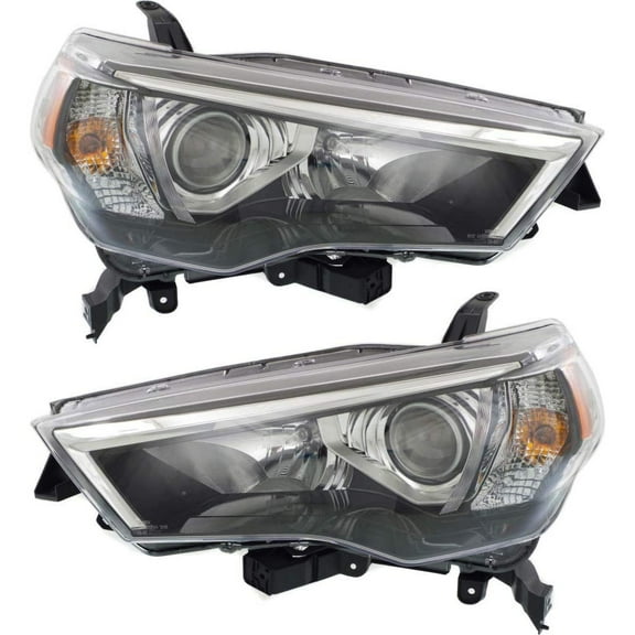 CarLights360: For 2014 2015 2016 2017 2018 Toyota 4Runner Headlight Assembly Driver and Passenger Side DOT Certified w/Bulbs-Replaces TO2518150 TO2519150
