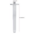thumbnail image 1 of Square Stainless Steel Top Shower Arm, Practical Ceiling Shower Arm, For Home Bathroom Hardware Shower Room Hardware Hotel, 1 of 8