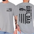 thumbnail image 4 of Girl Dad American Flag Patriotic Graphic Casual T-Shirt for Men, 4 of 6