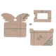 thumbnail image 1 of Plantilla acrílica DIY de 12x8,5 cm para hacer carteras, plantilla de plantilla acrílica reutilizable altamente duradera y precisa, 1 of 5