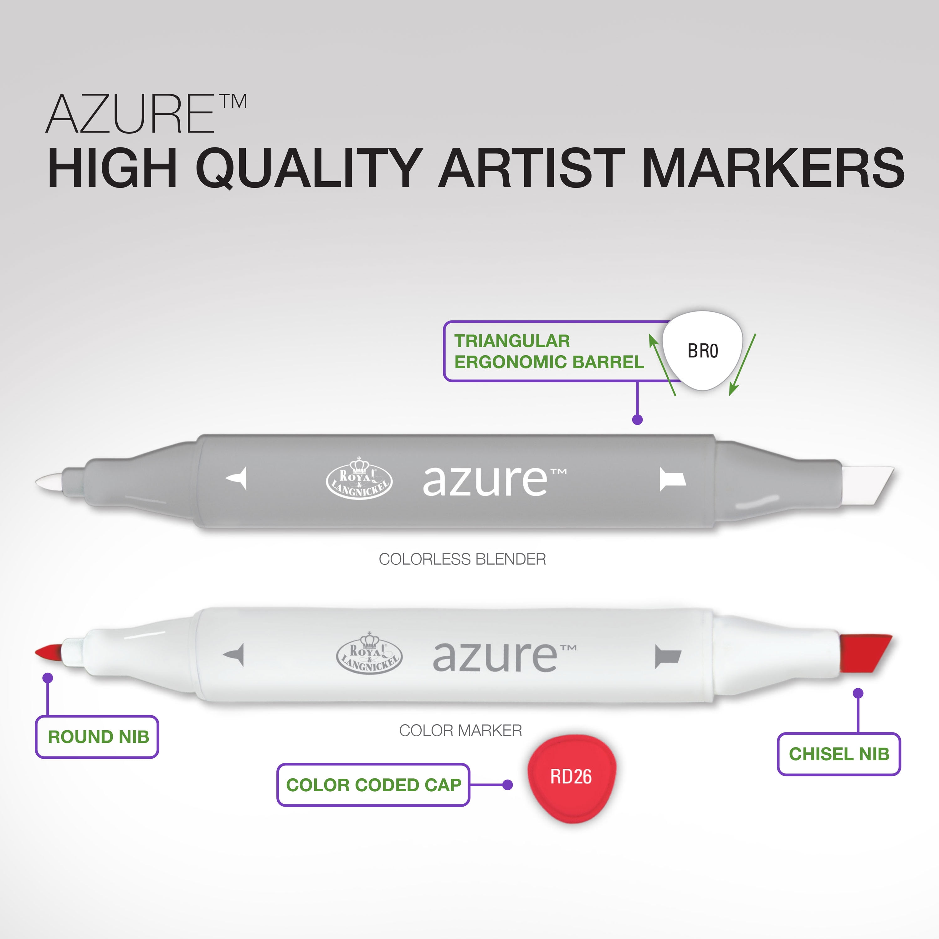 Azure Marker 40pc