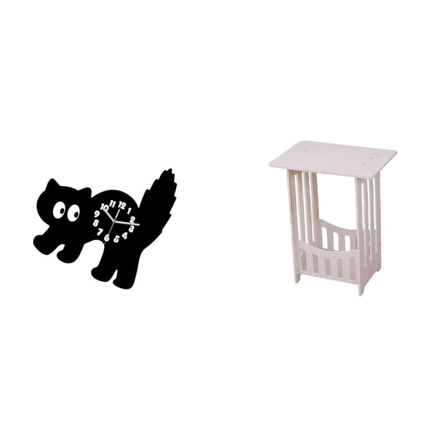 Reloj de pared,Reloj de pared decorativo para baño o dormitorio,Mesilla de noche,Mesa auxiliar,mesa de centro,mesa esquinera,mesilla de noche,Mesa de centro,mesa auxiliar y mesilla de noche