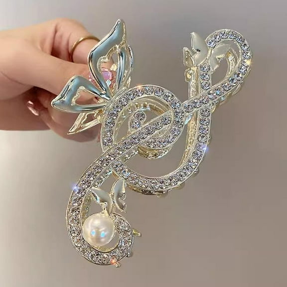 BESTOYARD Fun Hair Clips Women Music Hair Clip Non-Slipping Grip For Daily Wear 1Pcs