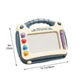 thumbnail image 2 of tzyudk Children's Drawing Board Magnetic Drawing Board Home Doodle Board Baby Writing Board Magnetic Colorful Painting Frame Drawing Table 10ml Affordable Useful Blue Plastic, 2 of 6