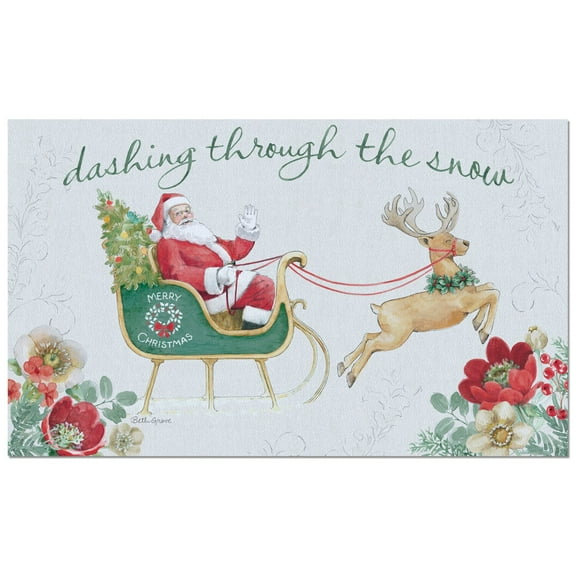 CounterArt "Holiday Tradition" Indoor/Outdoor Entryway Floor Mat