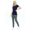thumbnail image 2 of NATURAL UNIFORMS WOMENS SHORT SLEEVE T SHIRT EXTRA SOFT SUMMER TEES, 2 of 3