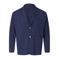 thumbnail image 2 of KIHOUT Mens Blazers Slim Fit Casual Men Suit Cotton Coat One Button Travel Blazer Lightweight Suit Jacket, Size M-3XL, 2 of 5