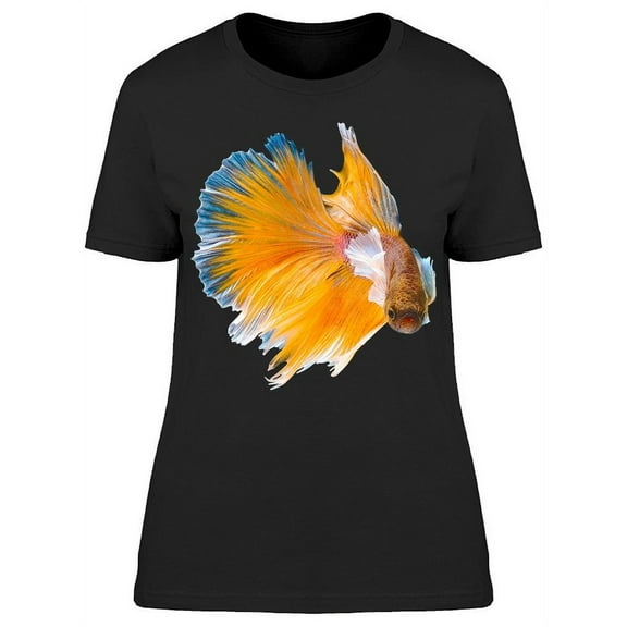 Tail-Focused Amazing Betta Fish T-Shirt Women -Image by Shutterstock, Female Large