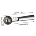 thumbnail image 5 of 2 PACK Stainless Steel Ice Cream Scoop, Cookie Dough Scooper with Trigger Release, Scoop for Baking Kitchen, Melon Baller for Kids Children Adults, Perfect for Frozen Gelatos Sundaes Yogurt, 5 of 5