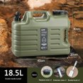 thumbnail image 3 of Tanque Cubo WDOplteas 18 5 L Depósito para Exteriores con Grifo para Acampar, 3 of 9