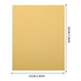 thumbnail image 3 of Shisuyan Sublimation Sign Blanks Golden Aluminum Sheet 6Pcs 7.9x5.9In, 3 of 8