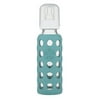 Lifefactory 9 oz Glass Baby Bottle with Protective Silicone Sleeve - Kale