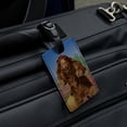 thumbnail image 4 of Wizard of Oz Lion Character Rectangle Leather Luggage Card Suitcase Carry-On ID Tag, 4 of 5