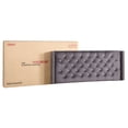 thumbnail image 3 of Bed Frame Chic Gray Queen Upholstered Bed, 3 of 5