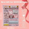 thumbnail image 2 of 18th Birthday Gifts Blanket for Her,18 Year Old Girl Birthday Gifts Blankets 18th Birthday Decorations Blanket Best Gifts Ideas for 18 Year Old Girl Teen Girl Gifts Throw Blankets 50"X60", 2 of 6