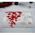 thumbnail image 2 of EREHome Valentine's Day Placemat Table Mat Cup Mat 12x18 inch,Set of 2, 2 of 2