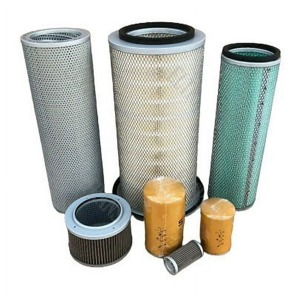FITS FOR KOMATSU PC200-6 6D102 ENGINE FILTER (AIR ,FUEL ,OIL ,HYDRAULIC )SERVICE
