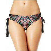 COCO RAVE Womens Cheeky Bikini Bottom Swimsuit with Tassel Detail