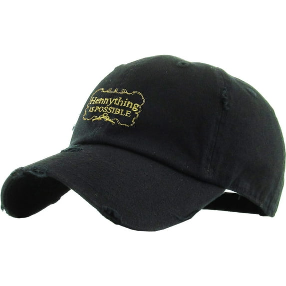 KBETHOS HENNYTHING IS POSSIBLE VINTAGE DAD HAT