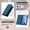 Light Blue, variant on Slim Wallet Case for Tecno Spark Go 2024 Magnet & Drop Proof Light Blue