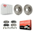 thumbnail image 1 of Transit Auto Front Disc Brake Rotors and Semi-Metallic Pads Kit for Car Hyundai Accent Kia Rio K8F-100598, 1 of 11